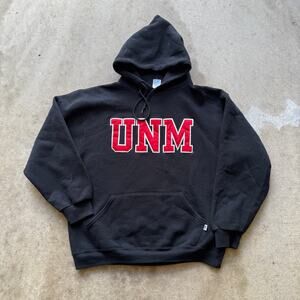 Vintage Russell Athletic UNM New Mexico Lobos Hoodie Pullover Sweatshirt Sz M